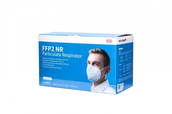 BYD Schutzmaske Gesichtsmaske FFP2 Verpackungseinheit 50 Stck.