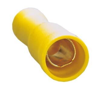 Sinuslive RH-6.0 mm Rundsteckhülsen vergoldet (10 Stück) im Beutel Rundsteckhülsen 24-Karat vergoldet und isoliert