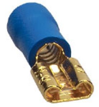 Sinuslive FS 4.8-2.5 mm Flachstecker vergoldet (10 Stück) im Beutel Flachstecker 24-Karat vergoldet und isoliert